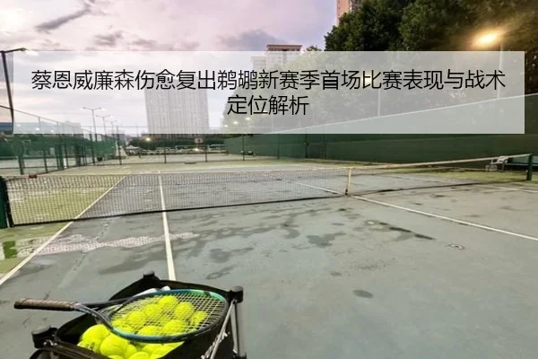 蔡恩威廉森伤愈复出鹈鹕新赛季首场比赛表现与战术定位解析 | feifanyule